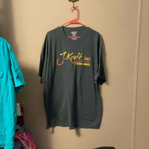 Gildan DryBlend Charcoal T-Shirt - Picture 1 of 4